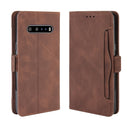 For LG V60 ThinQ 5G Wallet Style Skin Feel Calf Pattern Leather Case ï¼Œwith Separate Card Slot(Brown)