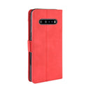 For LG V60 ThinQ 5G Wallet Style Skin Feel Calf Pattern Leather Case ï¼Œwith Separate Card Slot(Red)