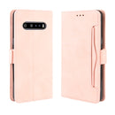 For LG V60 ThinQ 5G Wallet Style Skin Feel Calf Pattern Leather Case ï¼Œwith Separate Card Slot(Pink)