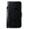For Huawei P40 Pro Mandala Embossing Pattern Horizontal Flip Leather Case with Holder & Card Slots & Wallet & Photo Frame & Lanyard(Black)