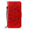 For Huawei P40 Pro Mandala Embossing Pattern Horizontal Flip Leather Case with Holder & Card Slots & Wallet & Photo Frame & Lanyard(Red)