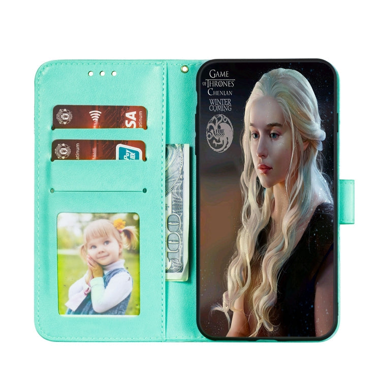 For Huawei P40 Pro Mandala Embossing Pattern Horizontal Flip Leather Case with Holder & Card Slots & Wallet & Photo Frame & Lanyard(Green)