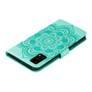 For Huawei P40 Pro Mandala Embossing Pattern Horizontal Flip Leather Case with Holder & Card Slots & Wallet & Photo Frame & Lanyard(Green)