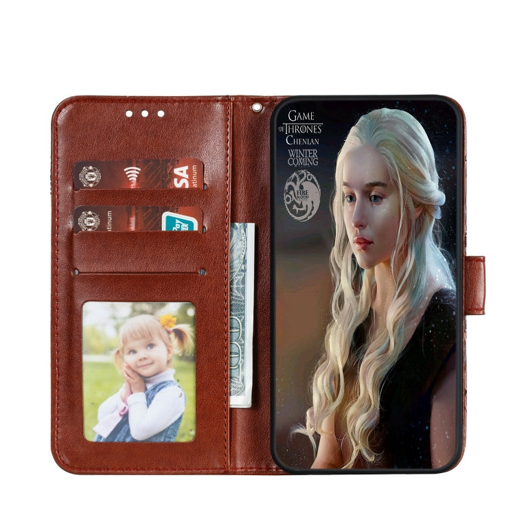 For Huawei P40 Mandala Embossing Pattern Horizontal Flip Leather Case with Holder & Card Slots & Wallet & Photo Frame & Lanyard(Brown)