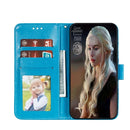 For Huawei Honor V30 & V30 Pro Mandala Embossing Pattern Horizontal Flip Leather Case with Holder & Card Slots & Wallet & Photo Frame & Lanyard(Blue)