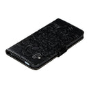 For Moto One Hyper Mandala Embossing Pattern Horizontal Flip Leather Case with Holder & Card Slots & Wallet & Photo Frame & Lanyard(Black)