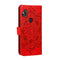 For Moto One Hyper Mandala Embossing Pattern Horizontal Flip Leather Case with Holder & Card Slots & Wallet & Photo Frame & Lanyard(Red)