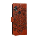 For Moto One Hyper Mandala Embossing Pattern Horizontal Flip Leather Case with Holder & Card Slots & Wallet & Photo Frame & Lanyard(Brown)