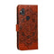 For Moto One Hyper Mandala Embossing Pattern Horizontal Flip Leather Case with Holder & Card Slots & Wallet & Photo Frame & Lanyard(Brown)
