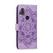 For Moto One Hyper Mandala Embossing Pattern Horizontal Flip Leather Case with Holder & Card Slots & Wallet & Photo Frame & Lanyard(Purple)