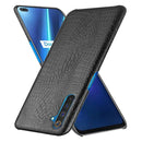For Oppo Realme X50 Pro/Realme X50 Pro 5G Shockproof Crocodile Texture PC + PU Case(Black)