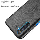 For Oppo Realme X50 Pro/Realme X50 Pro 5G Shockproof Crocodile Texture PC + PU Case(Black)