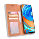 For Xiaomi Redmi Note 9 Pro / Note 9s / Note 9 Pro Max Magnetic Buckle Retro Crazy Horse Texture Horizontal Flip Leather Case with Holder & Card Slots & Photo Frame(Brown)