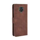 For Xiaomi Redmi Note 9 Pro / Note 9s / Note 9 Pro Max Wallet Style Skin Feel Calf Pattern Leather Case with Separate Card Slot(Brown)