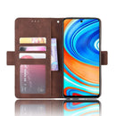 For Xiaomi Redmi Note 9 Pro / Note 9s / Note 9 Pro Max Wallet Style Skin Feel Calf Pattern Leather Case with Separate Card Slot(Brown)