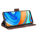 For Xiaomi Redmi Note 9 Pro / Note 9s / Note 9 Pro Max Wallet Style Skin Feel Calf Pattern Leather Case with Separate Card Slot(Brown)