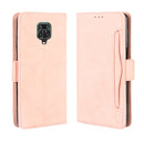 For Xiaomi Redmi Note 9 Pro / Note 9s / Note 9 Pro Max Wallet Style Skin Feel Calf Pattern Leather Case with Separate Card Slot(Pink)