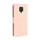 For Xiaomi Redmi Note 9 Pro / Note 9s / Note 9 Pro Max Wallet Style Skin Feel Calf Pattern Leather Case with Separate Card Slot(Pink)