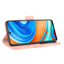 For Xiaomi Redmi Note 9 Pro / Note 9s / Note 9 Pro Max Wallet Style Skin Feel Calf Pattern Leather Case with Separate Card Slot(Pink)