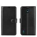 For Nokia 1.3 Litchi Texture Horizontal Flip Protective Case with Holder & Card Slots & Wallet(Black)