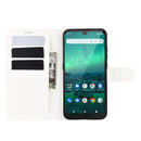 For Nokia 1.3 Litchi Texture Horizontal Flip Protective Case with Holder & Card Slots & Wallet(White)