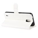 For Nokia 1.3 Litchi Texture Horizontal Flip Protective Case with Holder & Card Slots & Wallet(White)