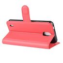 For Nokia 1.3 Litchi Texture Horizontal Flip Protective Case with Holder & Card Slots & Wallet(Red)