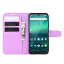 For Nokia 1.3 Litchi Texture Horizontal Flip Protective Case with Holder & Card Slots & Wallet(Purple)