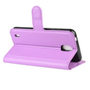 For Nokia 1.3 Litchi Texture Horizontal Flip Protective Case with Holder & Card Slots & Wallet(Purple)