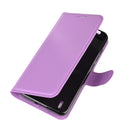 For Nokia 1.3 Litchi Texture Horizontal Flip Protective Case with Holder & Card Slots & Wallet(Purple)