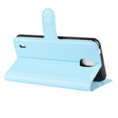 For Nokia 1.3 Litchi Texture Horizontal Flip Protective Case with Holder & Card Slots & Wallet(Blue)