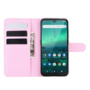 For Nokia 1.3 Litchi Texture Horizontal Flip Protective Case with Holder & Card Slots & Wallet(Pink)