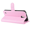For Nokia 1.3 Litchi Texture Horizontal Flip Protective Case with Holder & Card Slots & Wallet(Pink)