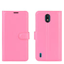 For Nokia 1.3 Litchi Texture Horizontal Flip Protective Case with Holder & Card Slots & Wallet(Rose Red)