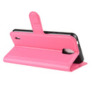 For Nokia 1.3 Litchi Texture Horizontal Flip Protective Case with Holder & Card Slots & Wallet(Rose Red)