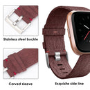 For Huami 1 / Huami 2 / Ticwatch 1 / Ticwatch Pro / Samsung Galaxy Watch 46mm / S3 / Huawei Watch 2 Pro / GT / Honor Magic Nylon Canvas Watch Band(Brown)
