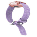 For Huami 1 / Huami 2 / Ticwatch 1 / Ticwatch Pro / Samsung Galaxy Watch 46mm / S3 / Huawei Watch 2 Pro / GT / Honor Magic Nylon Canvas Watch Band(Purple)
