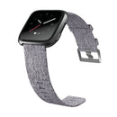 For Huami 1 / Huami 2 / Ticwatch 1 / Ticwatch Pro / Samsung Galaxy Watch 46mm / S3 / Huawei Watch 2 Pro / GT / Honor Magic Nylon Canvas Watch Band(Gray)
