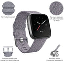 For Huami 1 / Huami 2 / Ticwatch 1 / Ticwatch Pro / Samsung Galaxy Watch 46mm / S3 / Huawei Watch 2 Pro / GT / Honor Magic Nylon Canvas Watch Band(Gray)