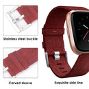 For Huami 1 / Huami 2 / Ticwatch 1 / Ticwatch Pro / Samsung Galaxy Watch 46mm / S3 / Huawei Watch 2 Pro / GT / Honor Magic Nylon Canvas Watch Band(Red)