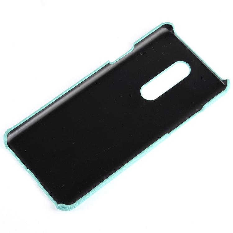 For OnePlus 8 Shockproof Crocodile Texture PC + PU Case(Black)