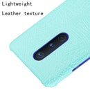 For OnePlus 8 Shockproof Crocodile Texture PC + PU Case(Light green)