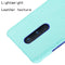 For OnePlus 8 Shockproof Crocodile Texture PC + PU Case(Light green)