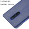 For OnePlus 8 Shockproof Crocodile Texture PC + PU Case(Blue)