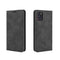 For Galaxy A31 Retro-skin Business Magnetic Suction Leather Case with Holder & Card Slots & Wallet(Black)