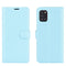 For Galaxy A31 Litchi Texture Horizontal Flip Protective Case with Holder & Card Slots & Wallet(Blue)