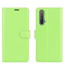 For OPPO Realme X50 5G Litchi Texture Horizontal Flip Protective Case with Holder & Card Slots & Wallet(Green)