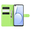 For OPPO Realme X50 5G Litchi Texture Horizontal Flip Protective Case with Holder & Card Slots & Wallet(Green)
