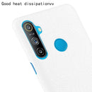 For OPPO Realme C3 with Fingerprint Hole Shockproof Crocodile Texture PC + PU Case(White)