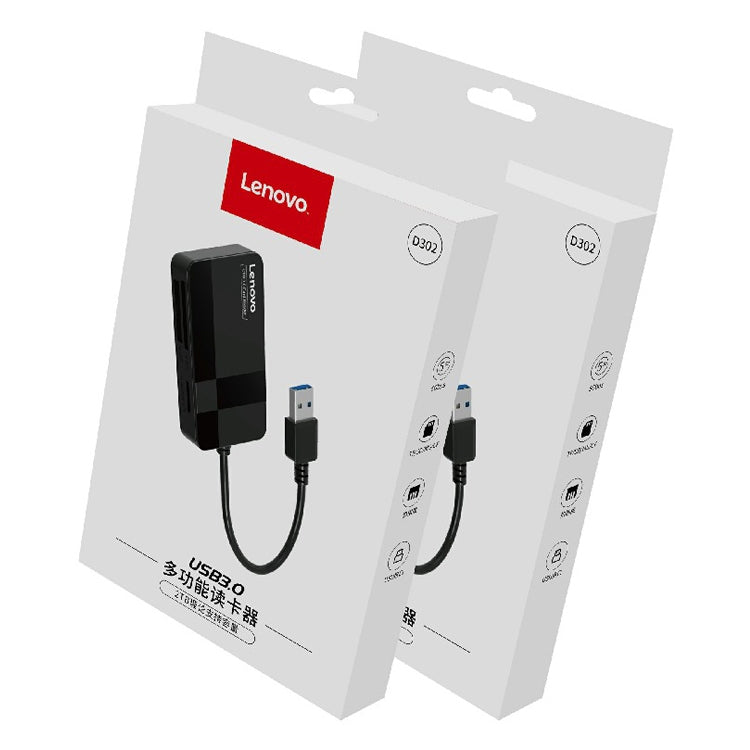 Lenovo D302 USB3.0 Multifunction Card Reader